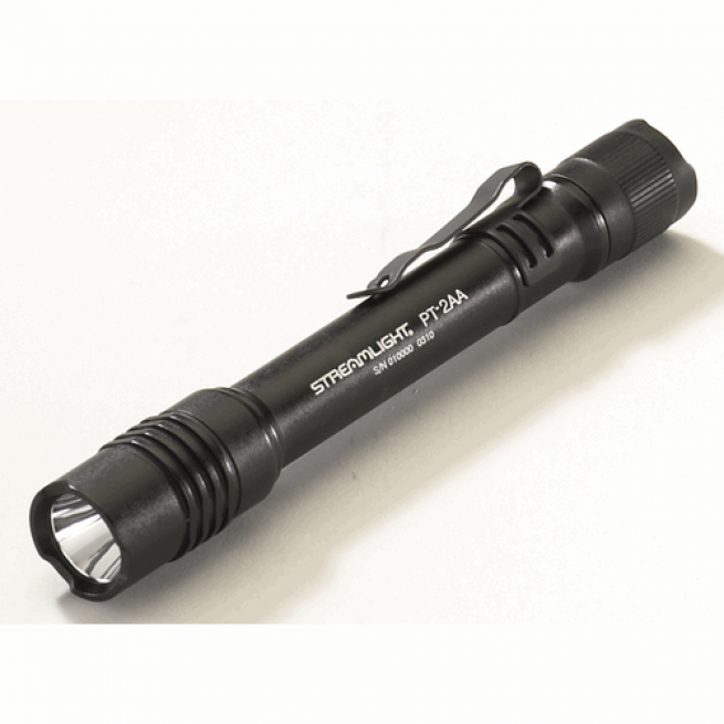 PROTAC 2AA LED COMPACT FLASHLIGHT - BLACK.